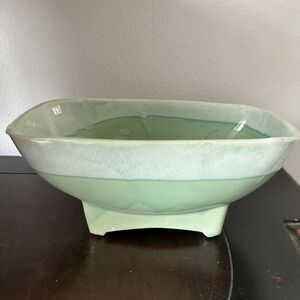 Vintage Cookson Pottery Planter Margarita Green MCM Mid Century Cottage